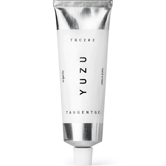 Tube crème mains yuzu 50ml blanc argenté, plaisir sensoriel