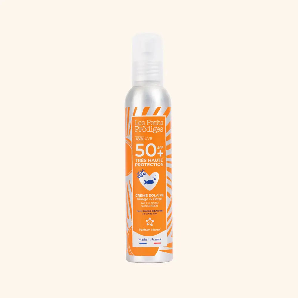 Crème solaire SPF50+ visage corps 100ml texture légère