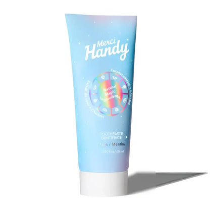 Dentifrice bleu pailleté avec fluor