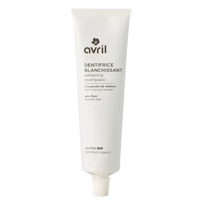 Dentifrice blanchissant naturel au charbon bio, sans fluor, 100 ml pour sourire éclatant