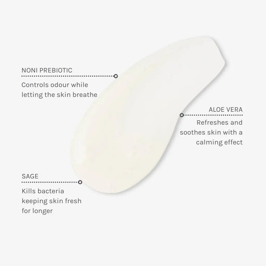 Déodorant bio aux prébiotiques crème apaisante antibactérienne