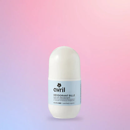 Déodorant bio bille huile de coco blanche, séchage rapide