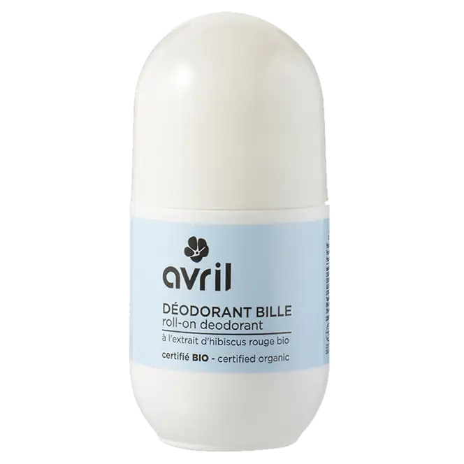 Déodorant bille bio à lhuile de coco 75 g avec étiquette bleue claire