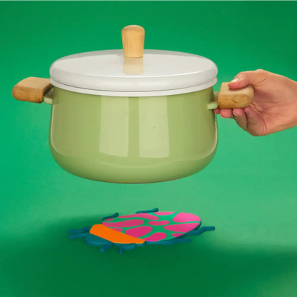 Dessous-De-Plat The Beetles Orange Plastique