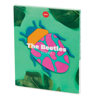 Dessous-De-Plat The Beetles Orange Plastique