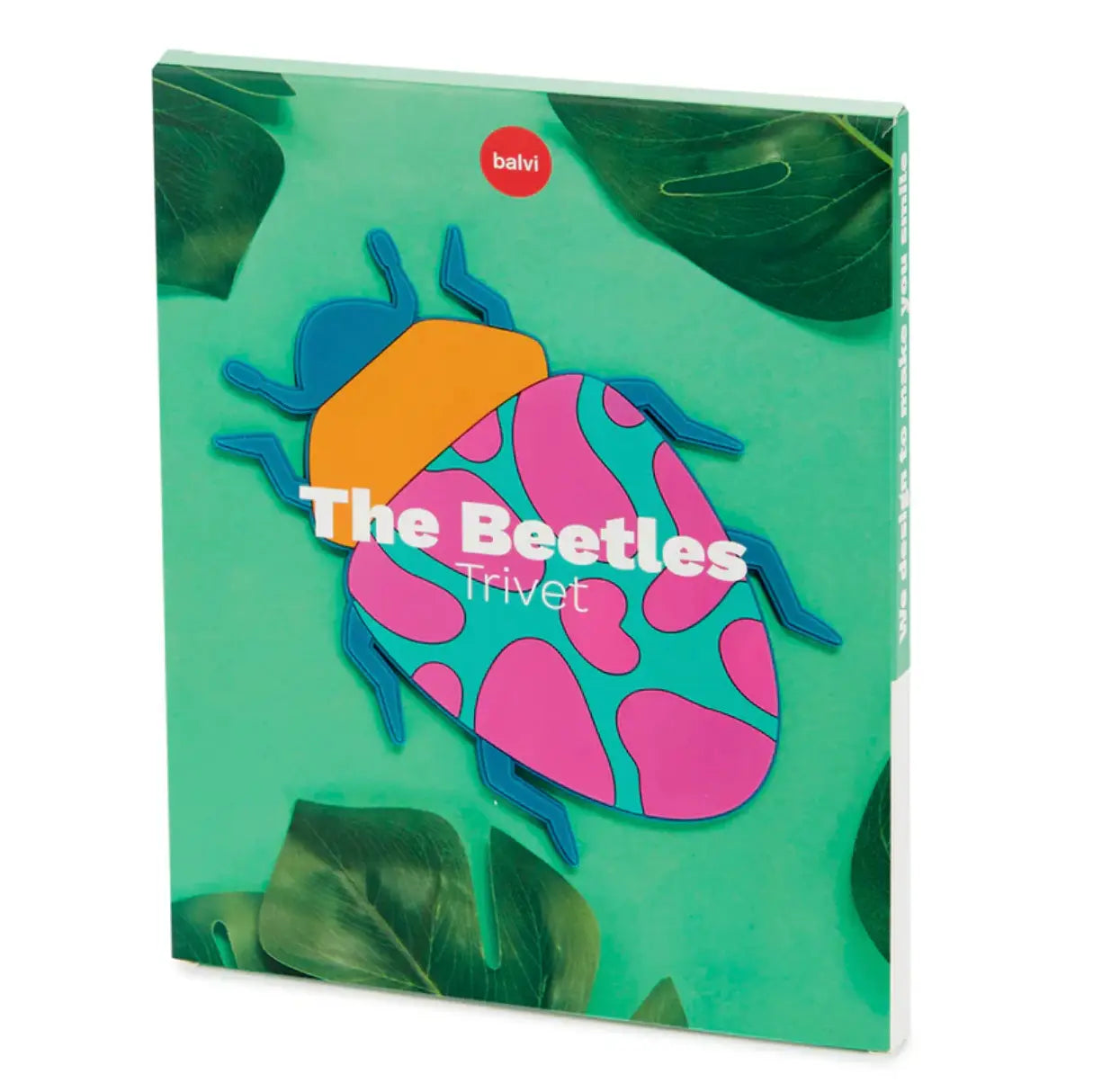 Dessous-De-Plat The Beetles Orange Plastique : scarabée vibrant en plastique orange pour bonne humeur