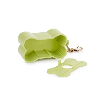 Distributeur De Sacs À Crottes Biscuit Vert