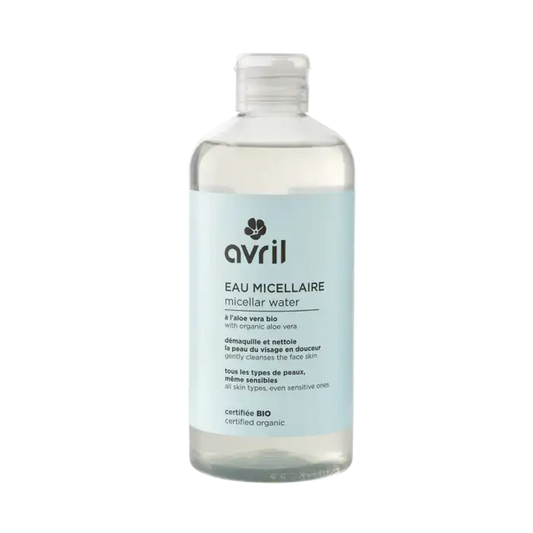 Bouteille d’eau micellaire bio Avril avec aloe vera pour une peau rafraîchie