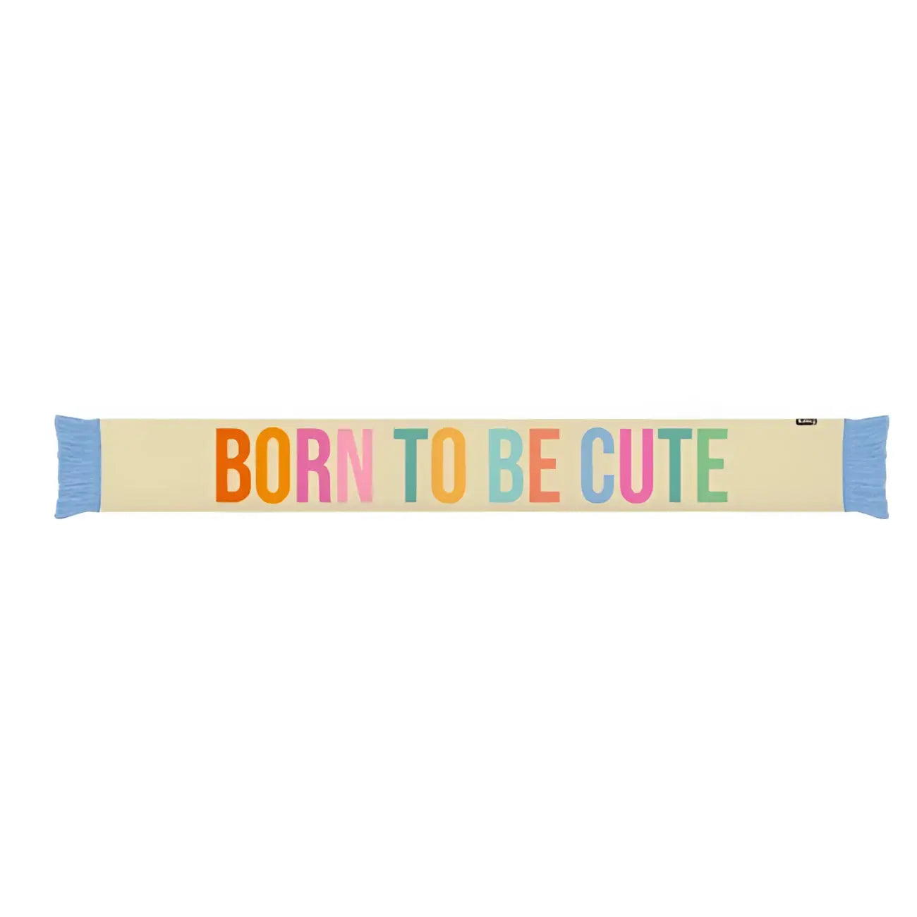 Écharpe born pastel crème, Born to be cute, restant chic