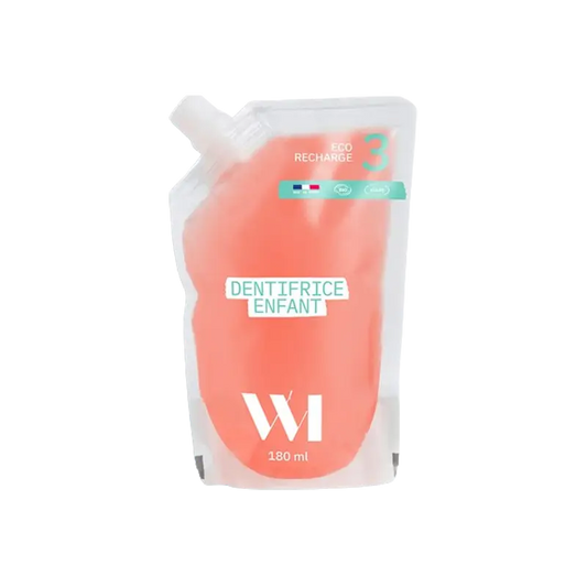 Dentifrice enfant bio Eco-recharge, 180ml, goût fruité, formule douce