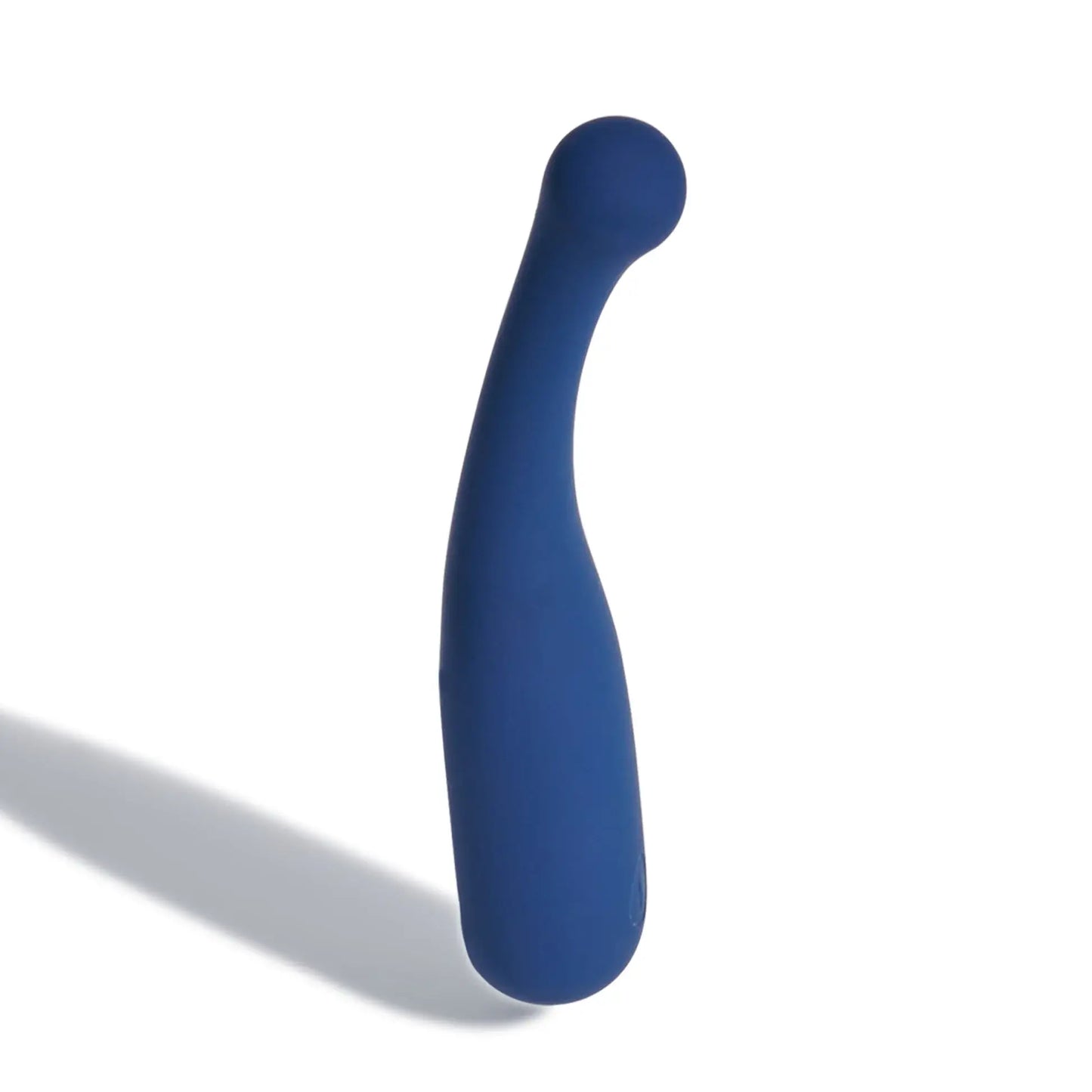 Vibromasseur en silicone bleu foncé pour couple, design ergonomique facile