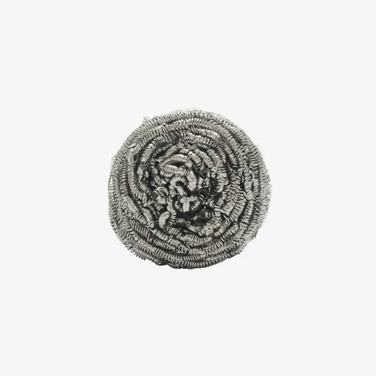 Éponge boule inox en acier inoxydable pour éliminer résidus tenaces facilement