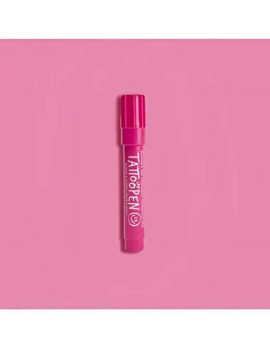 Feutre rose pour tatouage temporaire enfant vibrant en rose