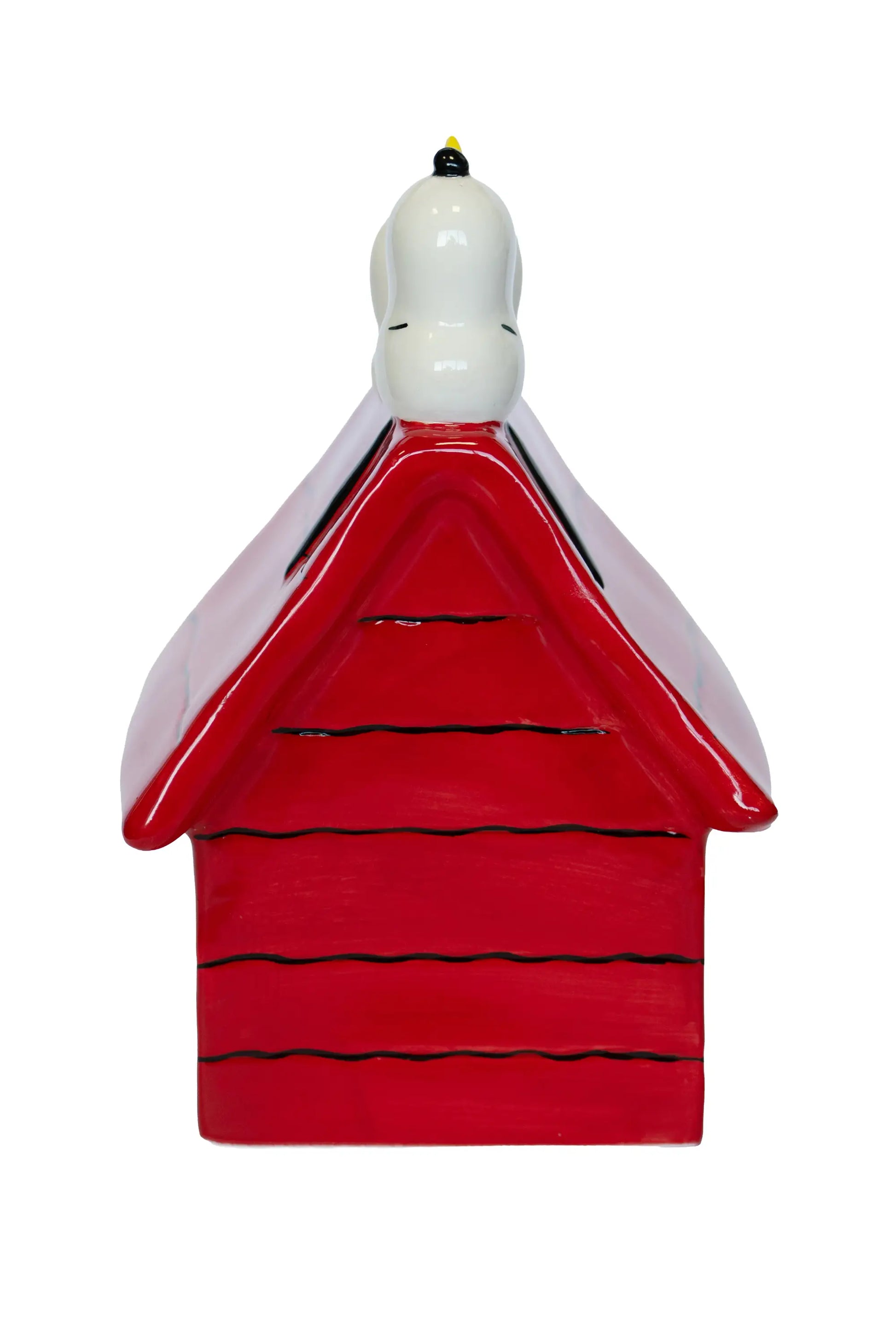 Figurine Snoopy maison rouge et blanche 25cm univers Peanuts objet simple