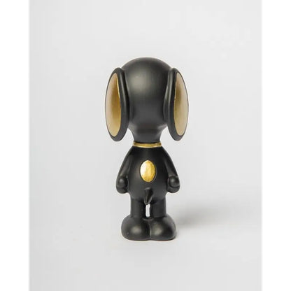Figura negra de Snoopy de 12 cm