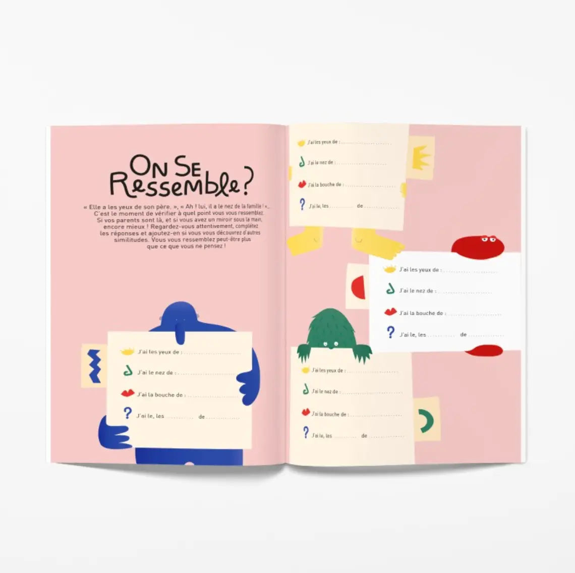 Livre Entre Frères et Sœurs : trésor familial de monstres colorés et histoire commune en français