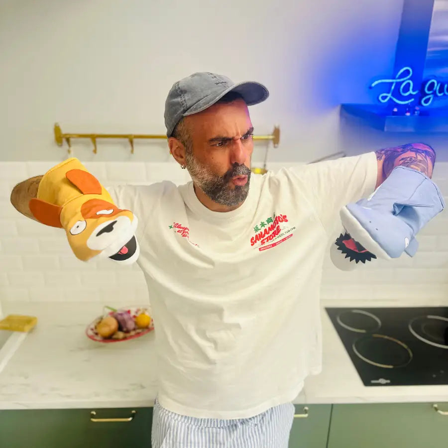 Gant de cuisine crocodile