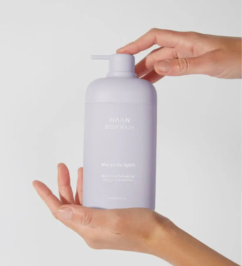 Gel douche hydratant aux probiotiques Margarita Spirit 450 ml en flacon violet clair