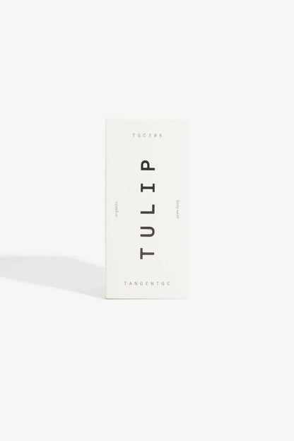 Boîte blanche rectangulaire Tulip pour gel douche bio 350 mL