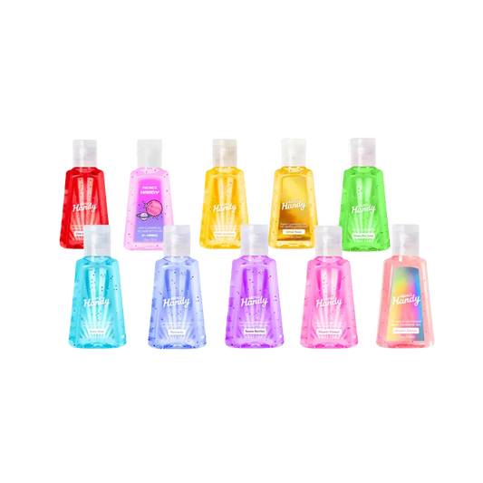 Collection de 10 gels nettoyants mains cherie cherry pour mains propres et hygiène facile