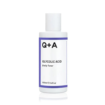 Bouteille blanche de Glycolique Acid Toner avec l’acide glycolique pour une peau éclatante