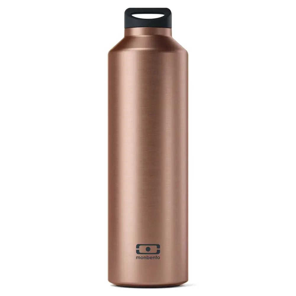 Gourde isotherme metallic cuivre en acier inoxydable avec logo monbento
