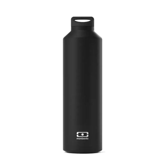 Gourde isotherme noir Onyx monbento au design soigné
