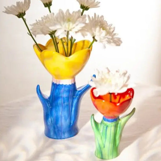 Grand vase fleur