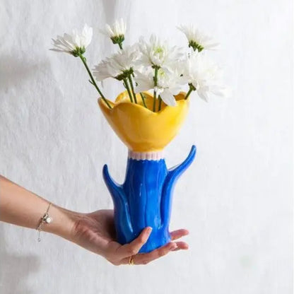 Grand vase fleur