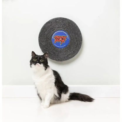 Grattoir Meow Punk : objet déco gattoir meow design moderne gris