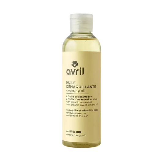 Huile démaquillante bio Avril 100mL pour peau propre
