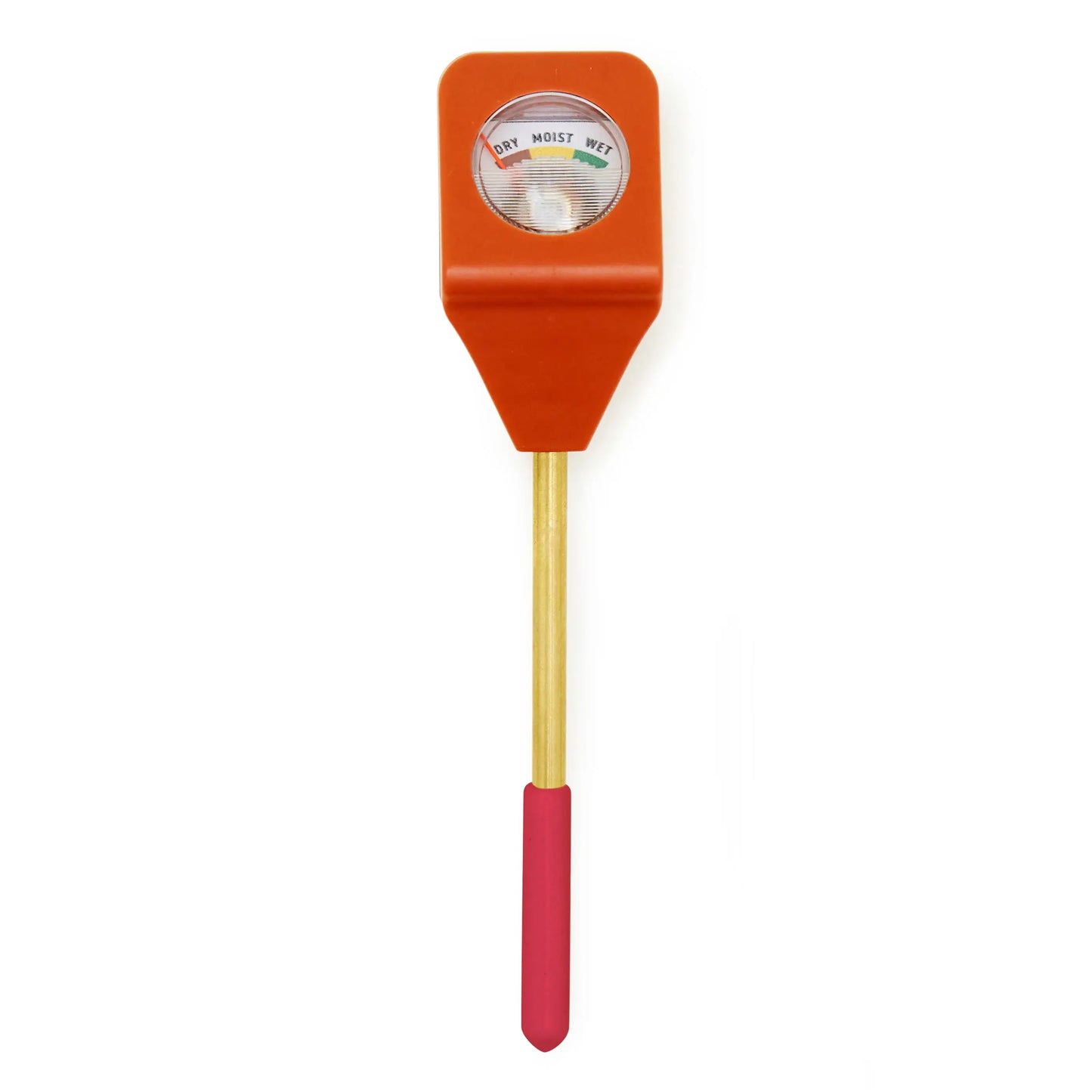 Hydromètre plante orange pour routine d’arrosage responsable