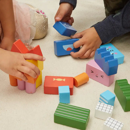 Jeu Blocs De Construction En Bois Kidoki