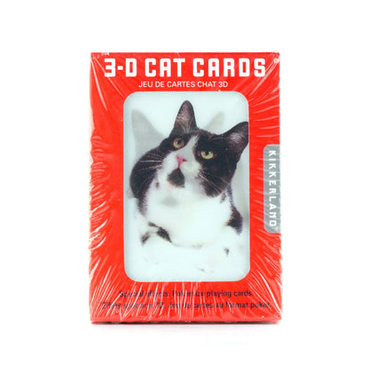 Chat 3D animé en rouge par Kikkerland, technologie lenticulaire pour donner vie