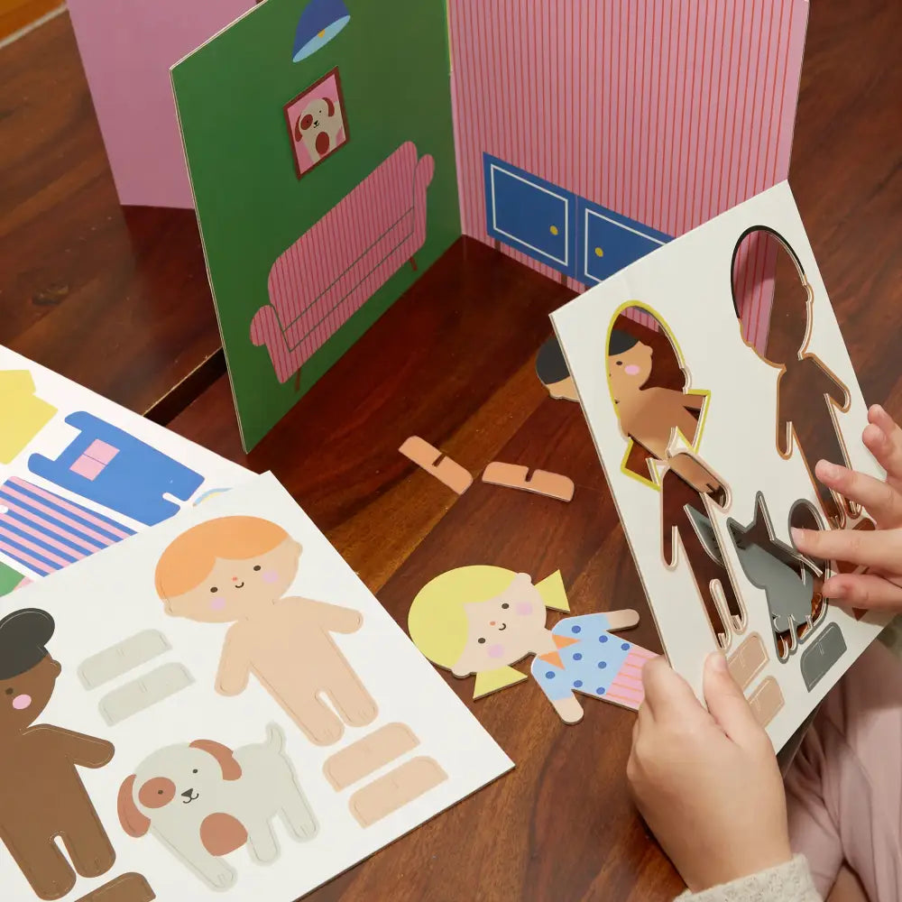 Jeu Créatif À La Maison: Jouer Créer Coller