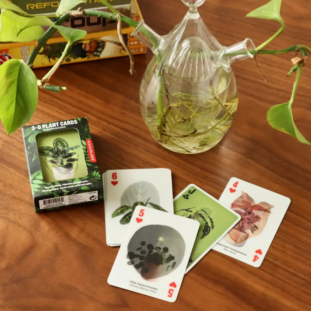 Jeu De Cartes 3d Plantes