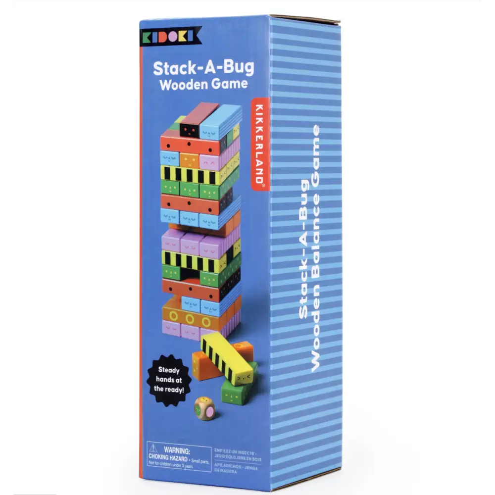 Jeu D’Équilibre En Bois Stack A Bug