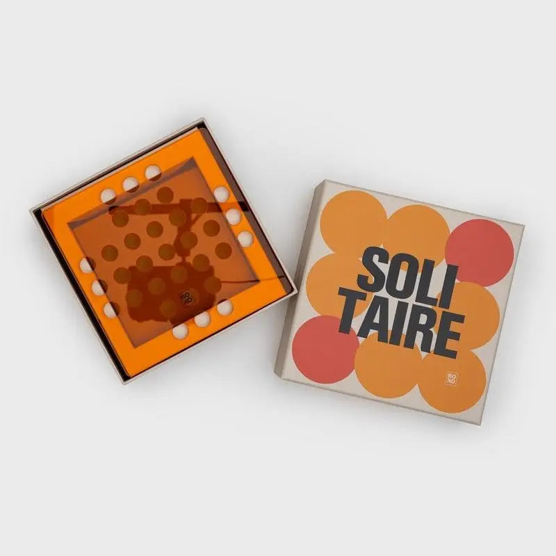 Écharpe jeu solitaire orange et blanc à pois acrylique coloré invite