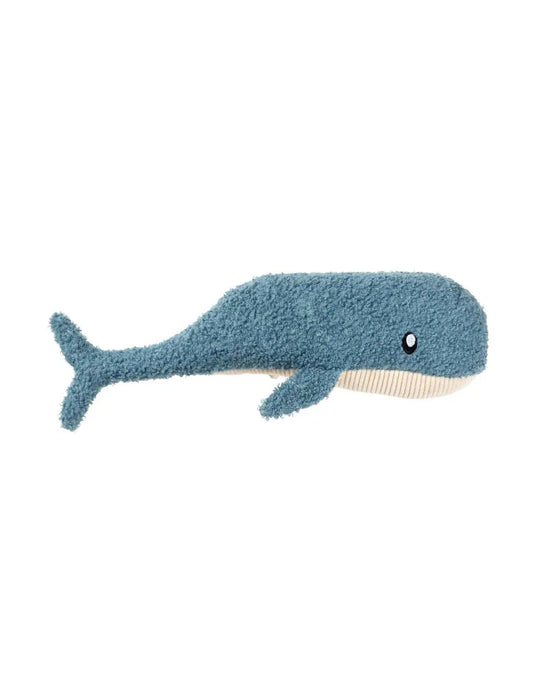 Jouet pour chien Baleine Bleue en tissu laminé hypoallergénique
