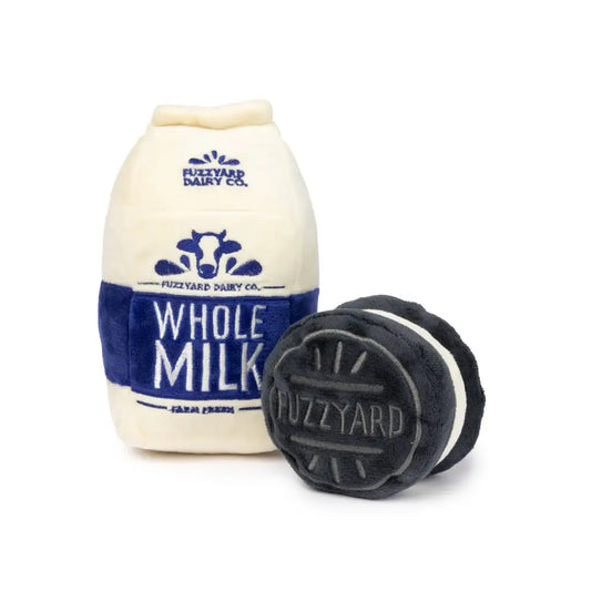 Jouet pour chien cookie et lait crème avec biscuit moelleux texture douce