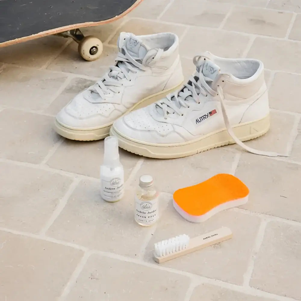 Kit d’entretien complet pour sneakers blanches montantes