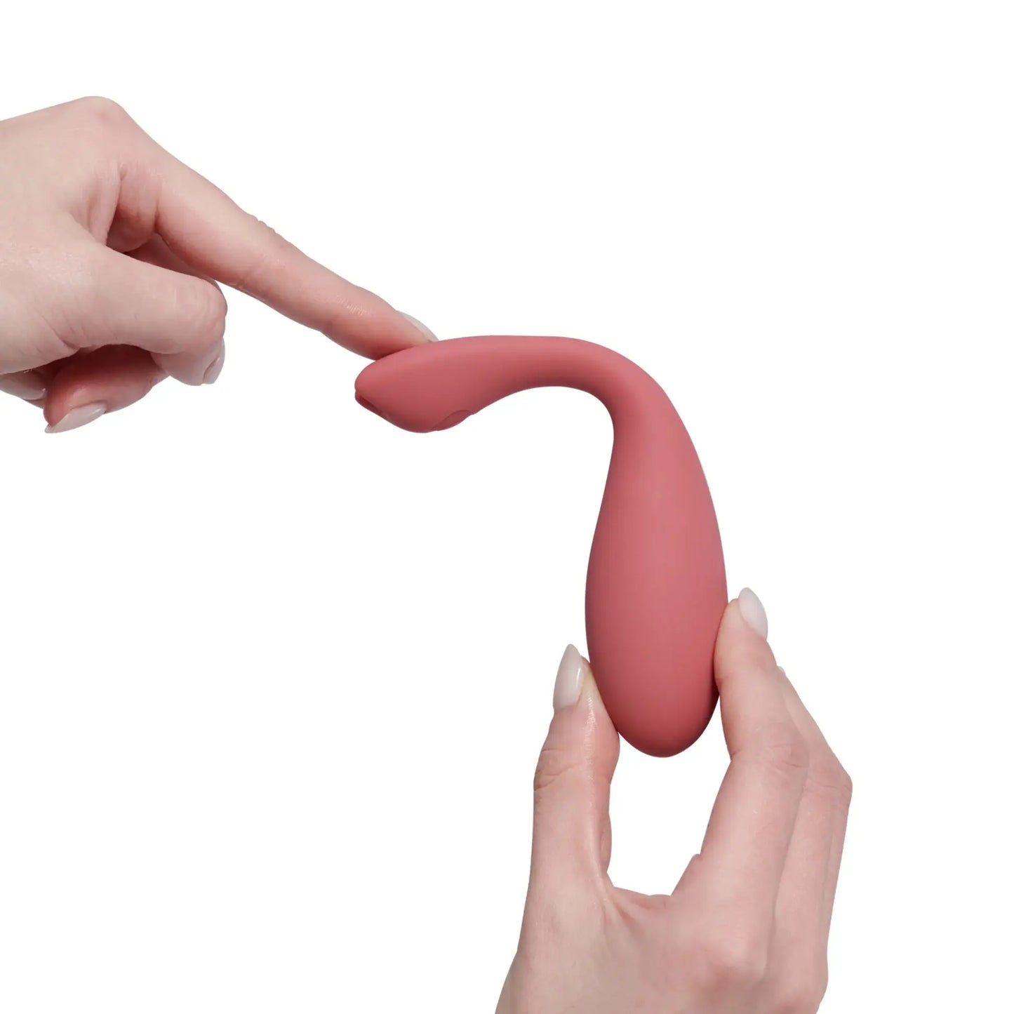 Kit vibromasseur rose courbé pour stimulation double clitoris et point G