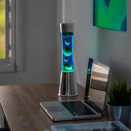 Lampe lave tower green