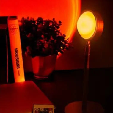 Lampe sunset orange