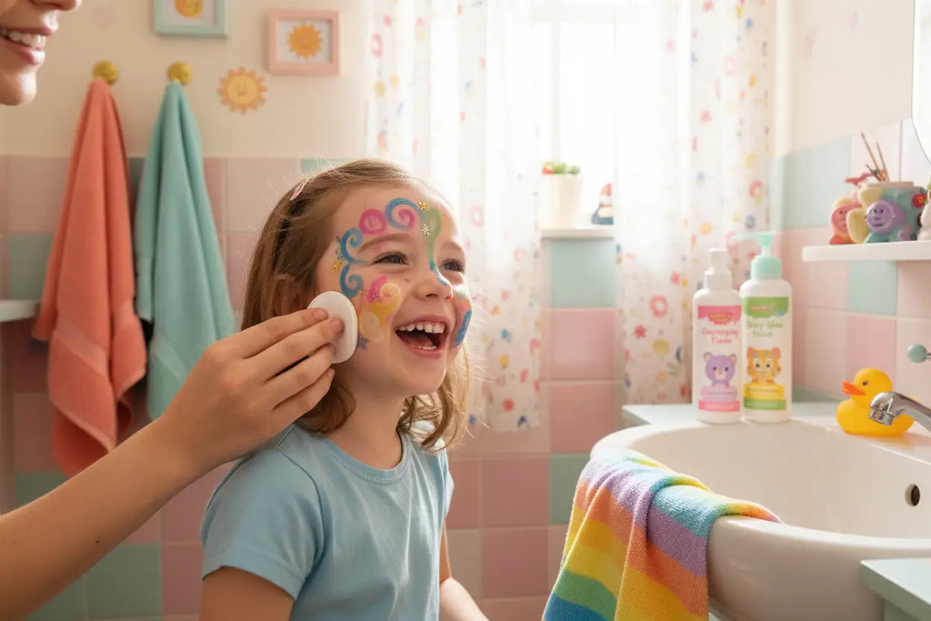 Removing children's makeup: how to make it as easy as applying makeup?