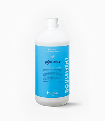 Bouteille plastique blanche Lessive Giga Doux 1L pour linge délicat parfum
