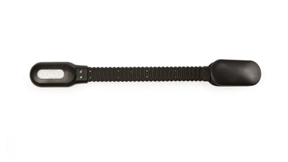Liseuse rechargeable noire flexible avec cou extensible et lumière douce