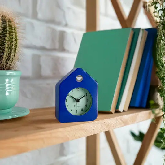 Mini house alarm clock vert
