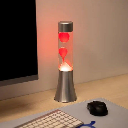 Mini lampe lave rouge