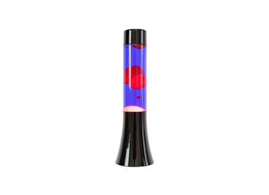 Mini lampe à lave rouge et bleu, spectacle lumineux relaxant